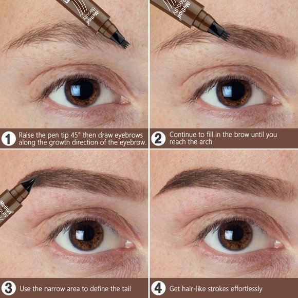 iMethod Light Brown 04 Eyebrow Pen - Upgrade Eyebrow TattooPen, Eyebrow Makeup - Picture 5 of 6